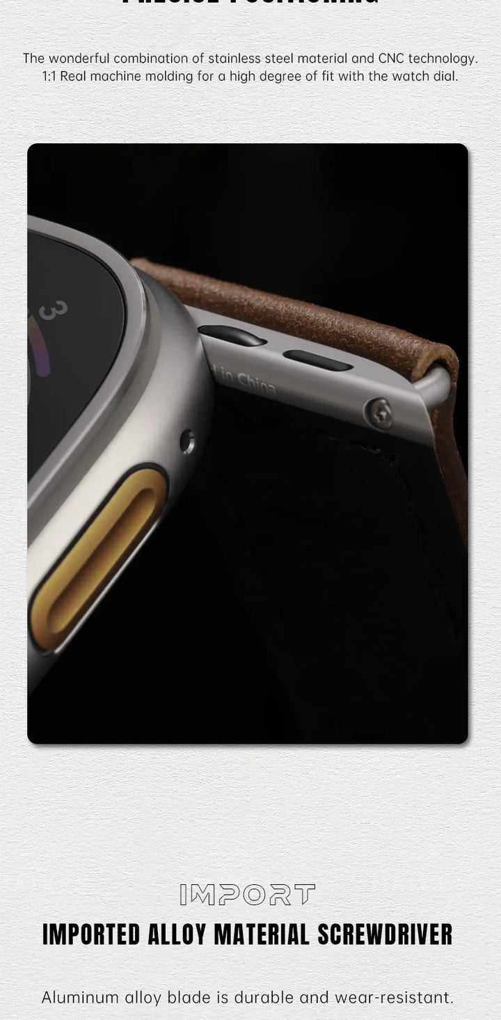 Top Quality, 2pcs Apple Watch Ultra Band Adapter, For 49mm 45mm 44mm 41mm Apple Watch Strap Stainless Steel Connector