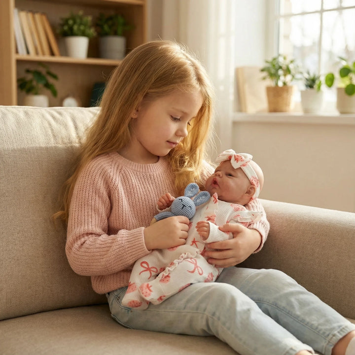 NPK 22inch Reborn Toddler Doll with 3D Skin Gounchi High Quality Hand Painted Collectible Art Doll for Children