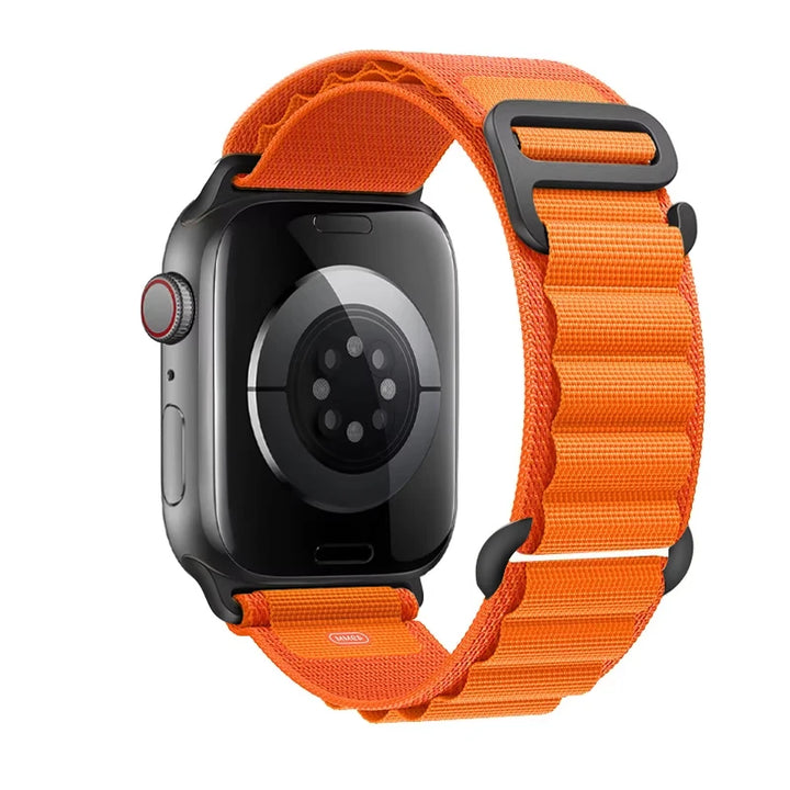 for Apple watch Straps 45mm 46mm 49mm 42mm iwatch Band 44mm 40mm Nylon Alpine bracelet correa Series 10 9 8 7 6 11 SE Ultra 2 3