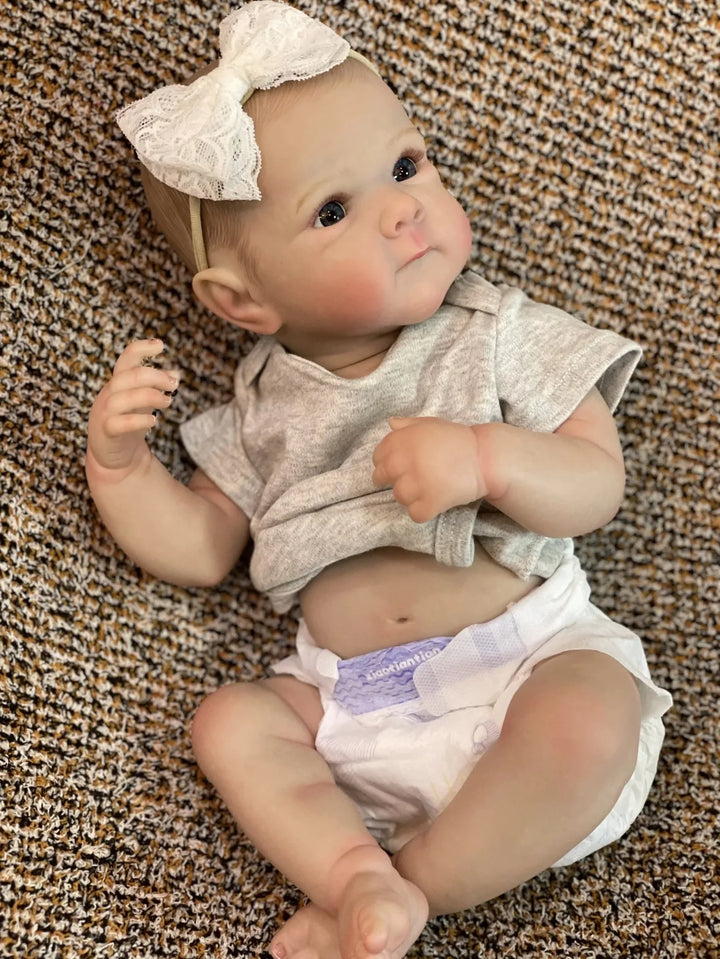 18″ Bettie Reborn Baby Girl – Lifelike Painted Hair Doll