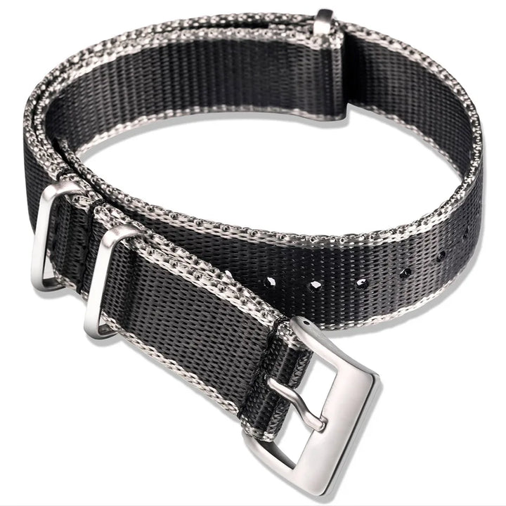 Military Nylon One-Piece Watch Band – 18/20/22/24mm