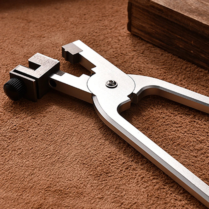 Universal Rubber Leather Watch Bracelet Cutting Plier Catches Spring Bar Hand Tool Pliers Straight Watch Band Hole Punch Pliers