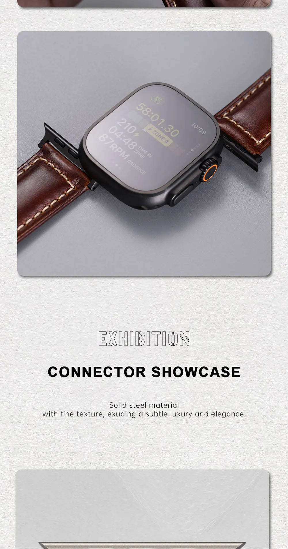 2pcs Top Quality Apple Watch Strap Adapter For Series 10 Ultra 49mm 46mm 42mm 45mm 44mm Stainless Steel Connector