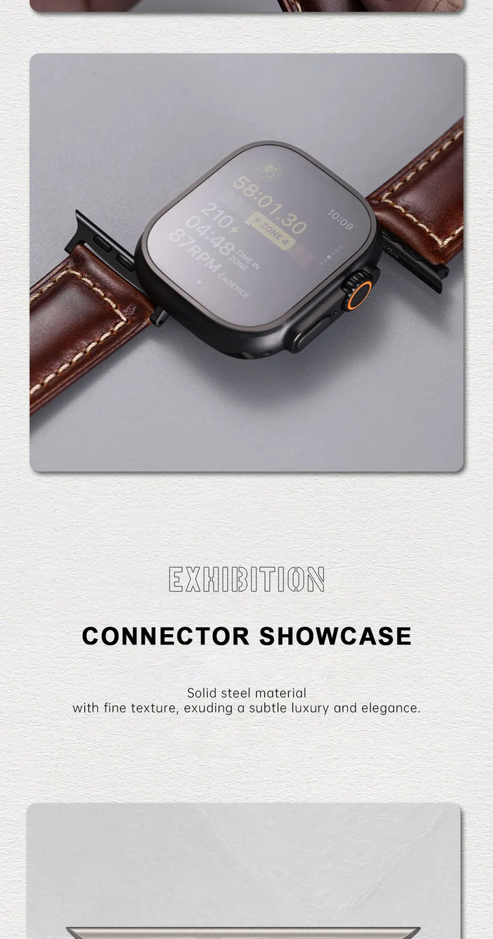 2pcs Top Quality Apple Watch Strap Adapter For Series 10 Ultra 49mm 46mm 42mm 45mm 44mm Stainless Steel Connector