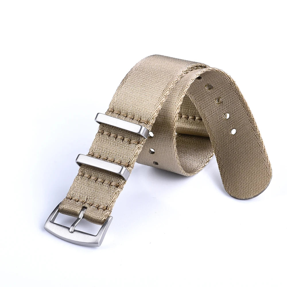 NATOBELT Quality Seatbelt Nylon Watch Strap 20mm 22mm Universal Type Sports Troops Parachute Pilot Military Nylon Watch Bands