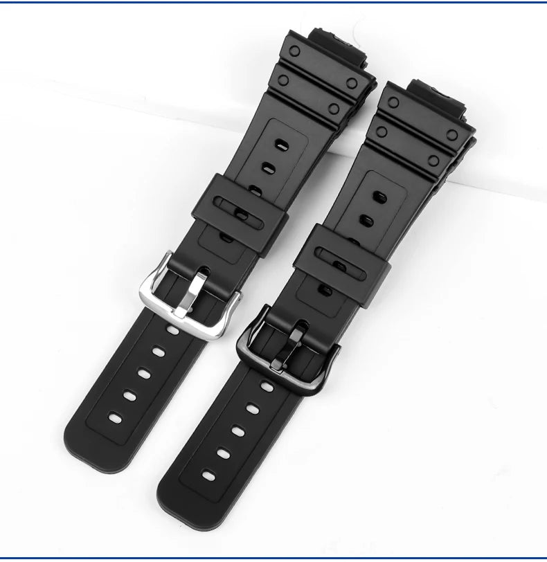 Anti-Allergy Resin Watch Strap with Stainless Steel Buckle for Casio G-Shock DW & GW Serie