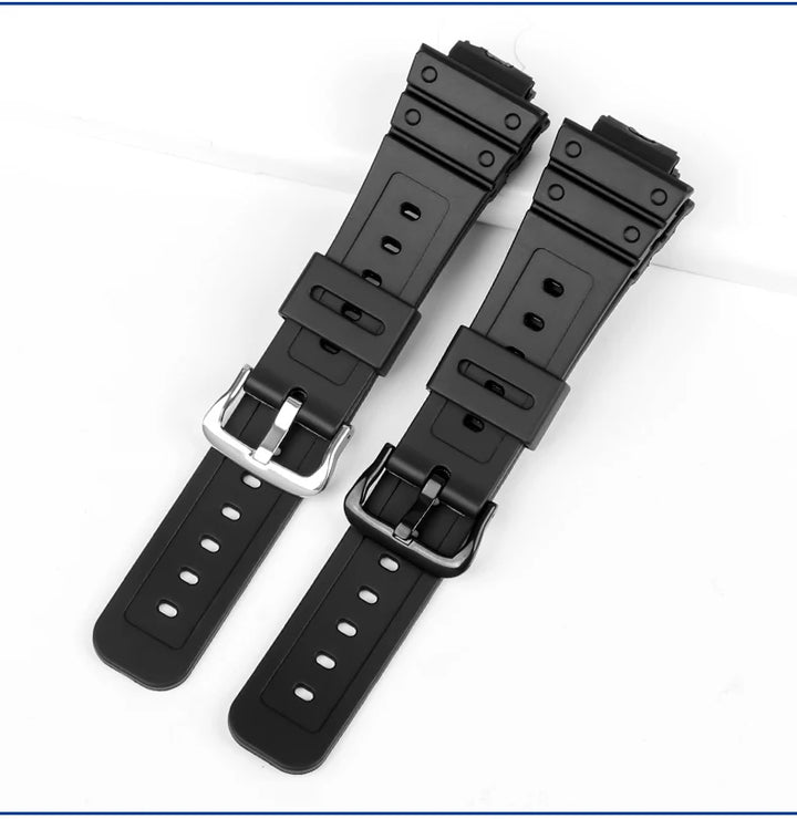 Anti-Allergy Resin Watch Strap with Stainless Steel Buckle for Casio G-Shock DW & GW Serie