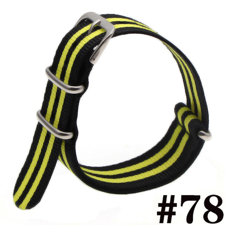 Waterproof Nylon Watch Strap (16-22mm)