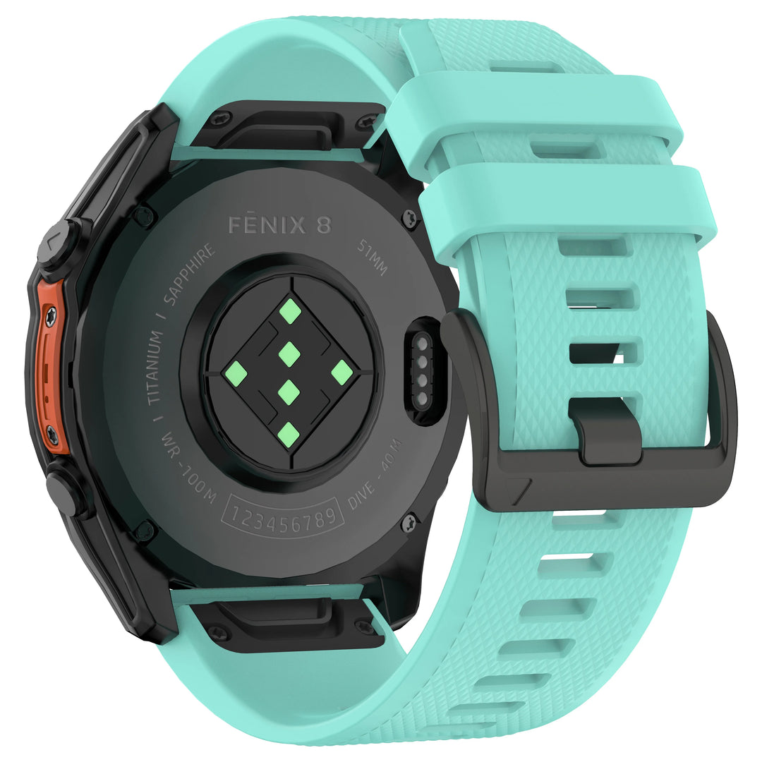 Silicone Watch Band for Garmin Fenix & Epix (22-26mm)