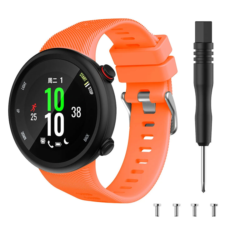 Silicone Replacement Strap for Garmin Forerunner 45/45S & Swim 2