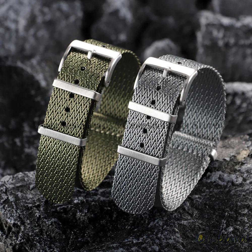 Military Nylon Watch Strap – 18-22mm