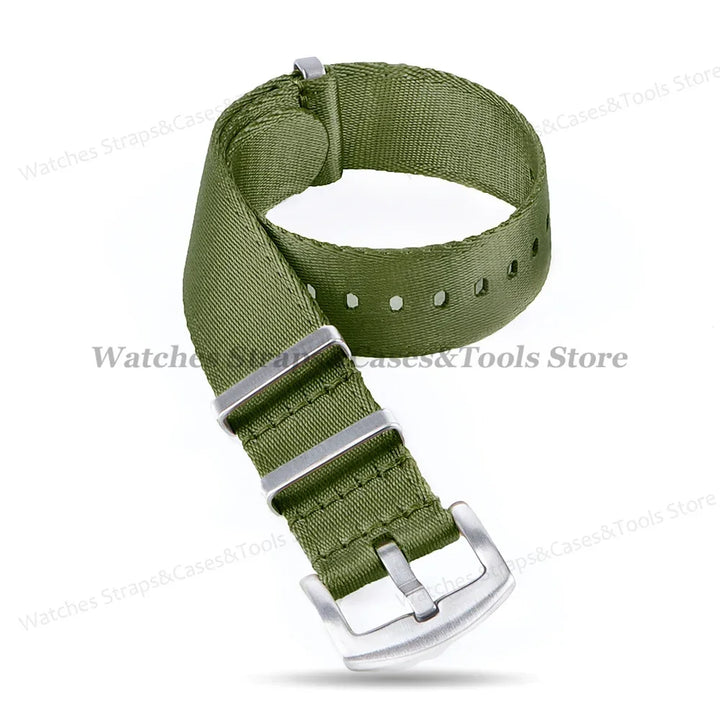 18mm 20mm 22mm Soft Nylon Watchband Bracelet Army Military Men Sport Strap for Omega 007 for Seamaster 300 Replacement Wristband