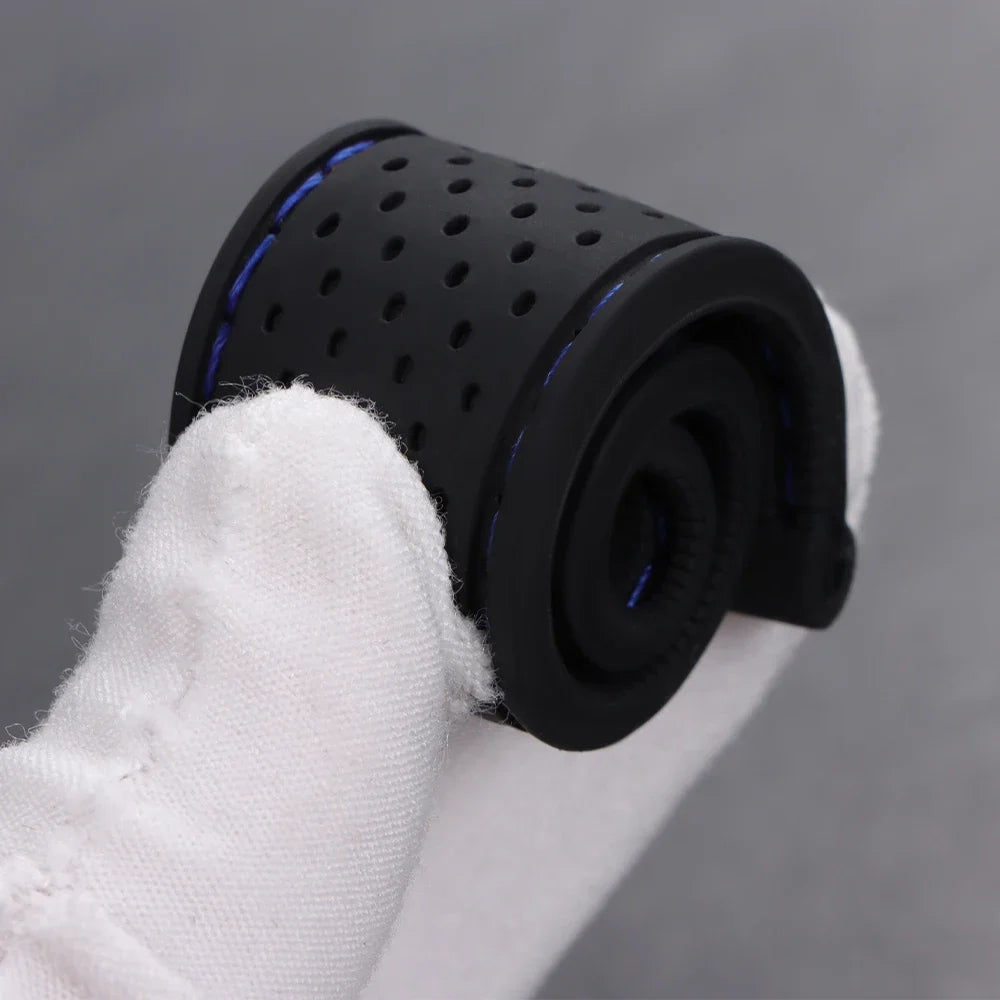 Premium Silicone Watch Strap – 20/22mm, Waterproof & Breathable, Butterfly