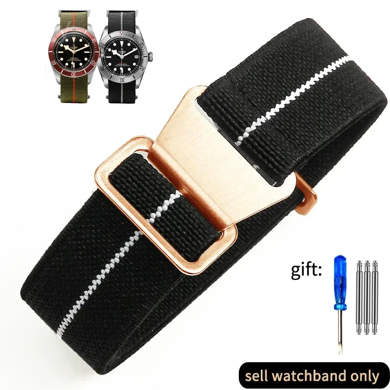 French Army Nylon Watch Band 18–22mm