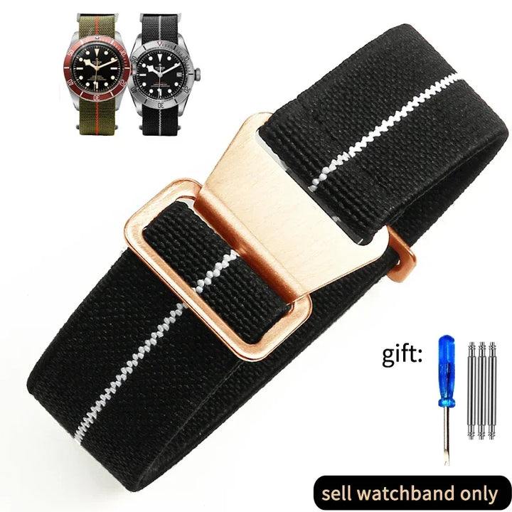 French Army Nylon Watch Band 18–22mm