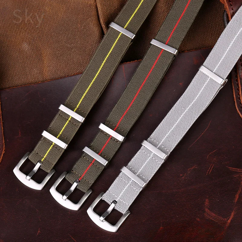 Nylon Parachute Strap 18–22mm