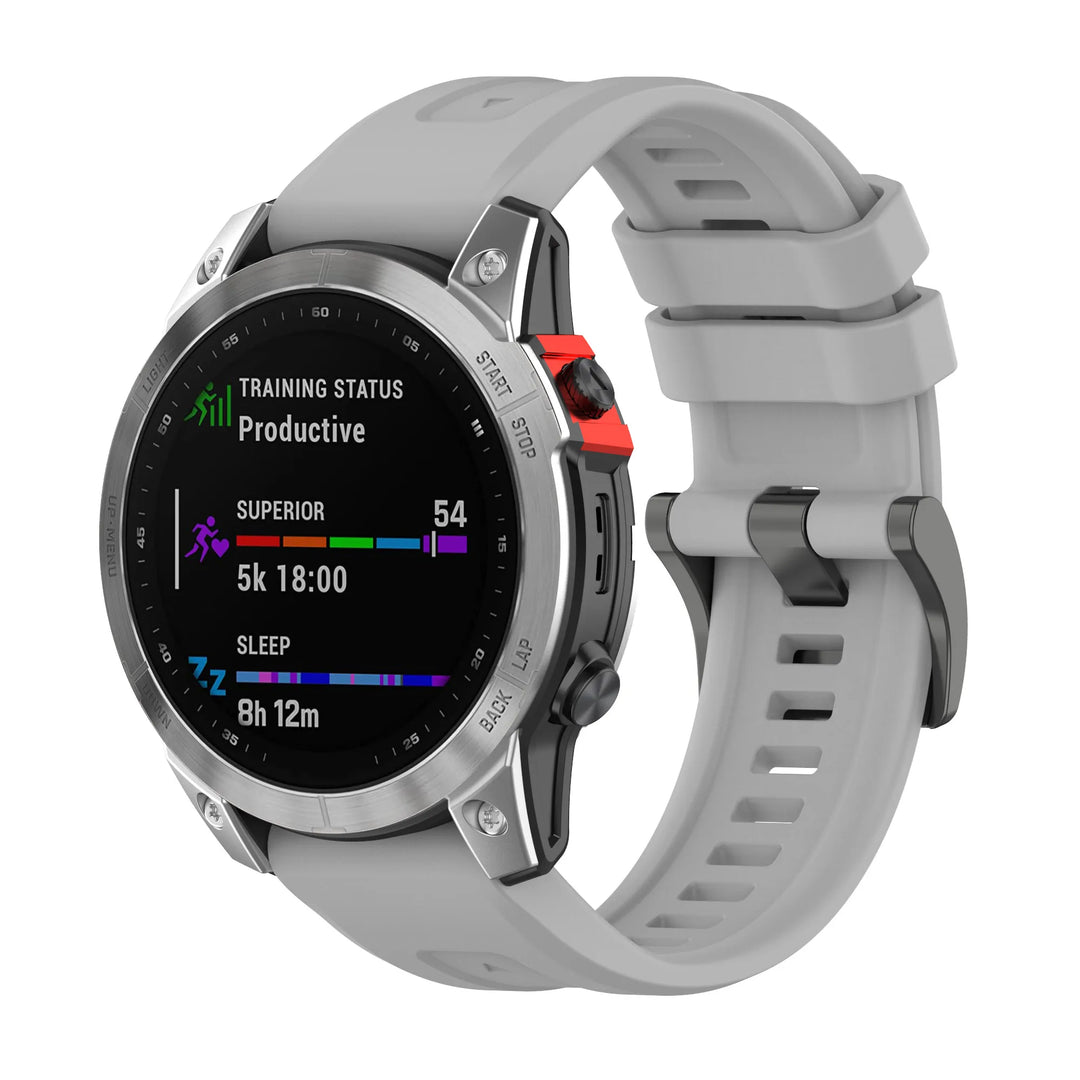 EasyFit Silicone Watch Strap for Garmin Fenix Series (20-26mm)