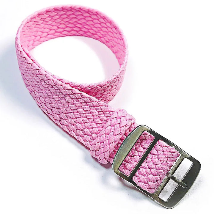 Perlon Woven Nylon Watch Strap (14–22mm)