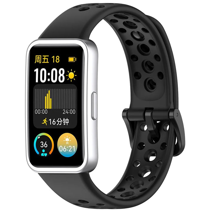 Sport Silicone Strap for Huawei Band 8-10 NFC
