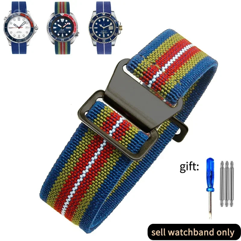 French Army Nylon Watch Band 18–22mm