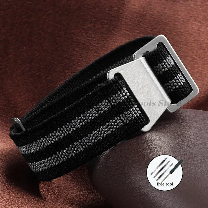 Elastic Nylon Watch Strap 18/20/22mm (Sport Band)