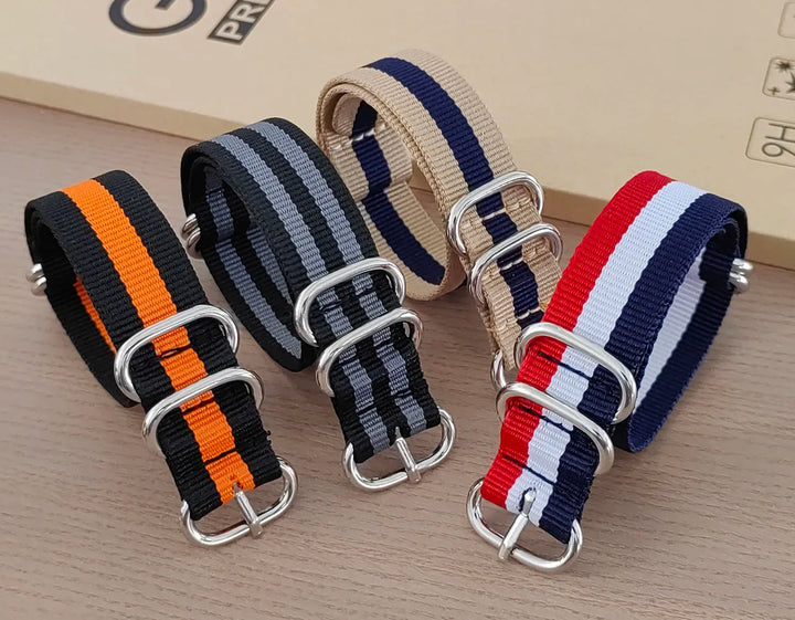Nylon Military Watch Band 18–24mm