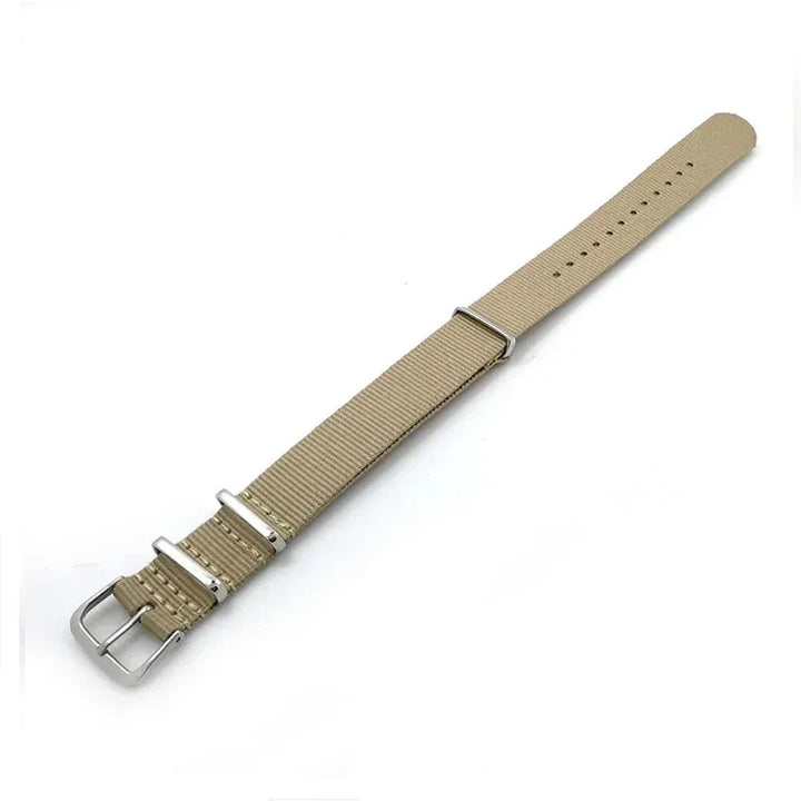 Fabric Nylon Woven Watch Strap 14–22mm (Steel Buckle)