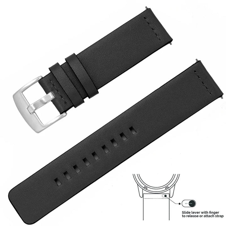 Vintage Genuine Leather Watch Strap 20/22mm