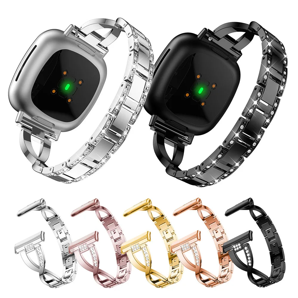 Rhinestone Bracelet Band for Fitbit Versa 3/4 & Sense