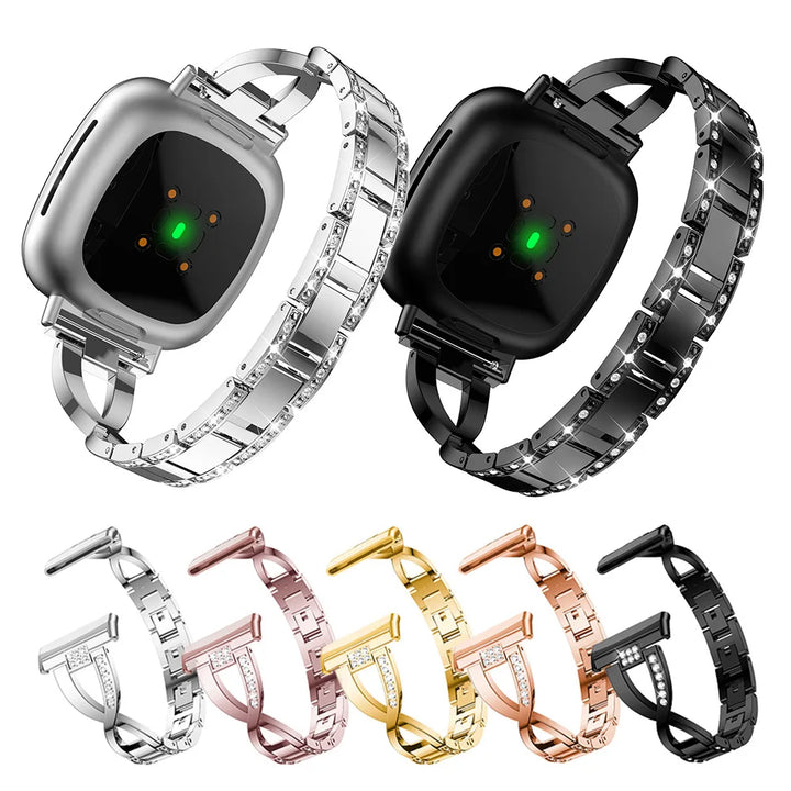 Rhinestone Bracelet Band for Fitbit Versa 3/4 & Sense