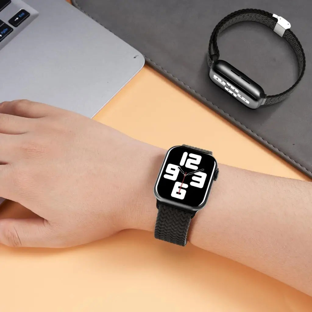 Strap For Apple watch band 46mm 45mm 44mm 49mm 40mm 41mm 42mm Braided loop correa bracelet iWatch series 10 8 9 7 5 se 6 4 Ultra