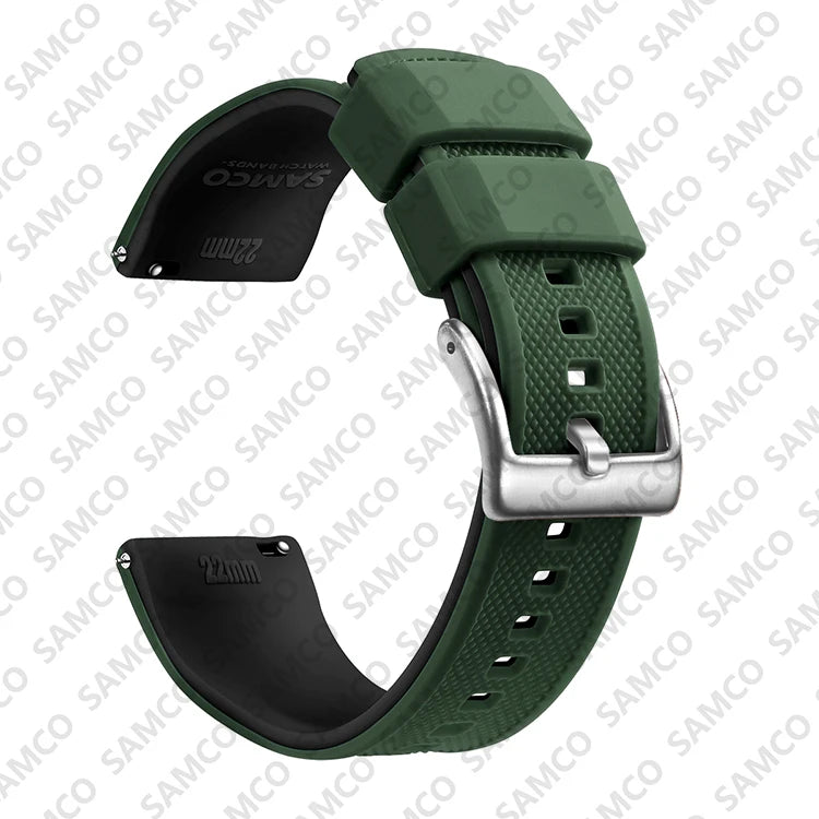 Premium Silicone Quick-Release Watch Band 18/20/22mm