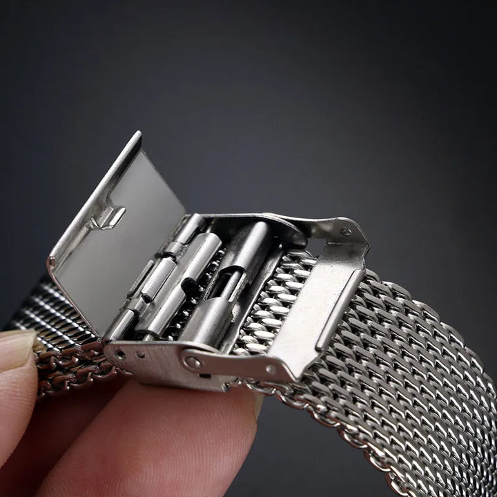 1.0mm/0.6mm Mesh Milanese Stainless Steel Watch Strap – Universal (8-24mm)