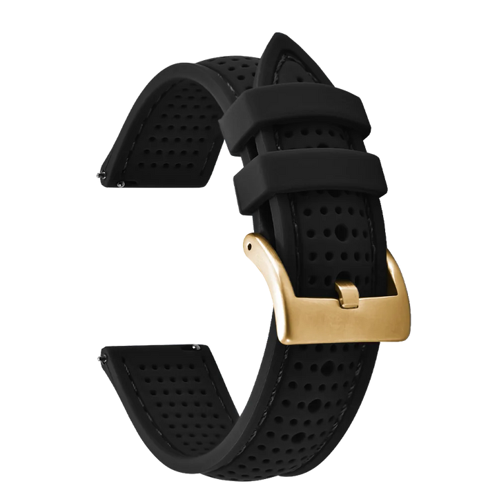 NATOBELT Soft Porous Rubber Watch Strap – Quick Release (18-22mm)