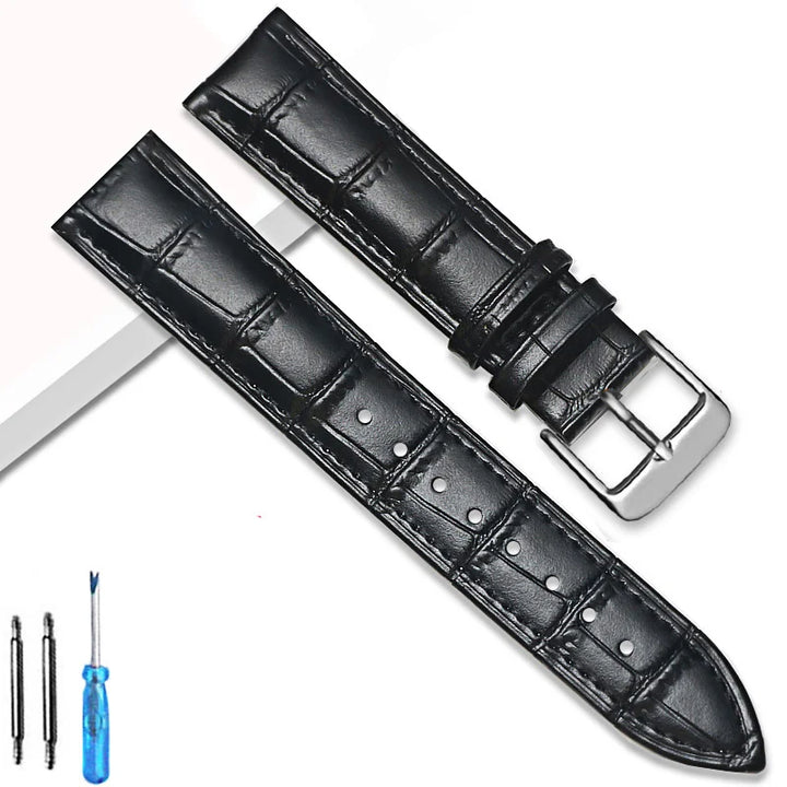Universal Replacement Leather Watch Strap Leather Watchband for Men Women 12mm 14mm 16mm 18mm 20mm 22mm 24mm Watch Band