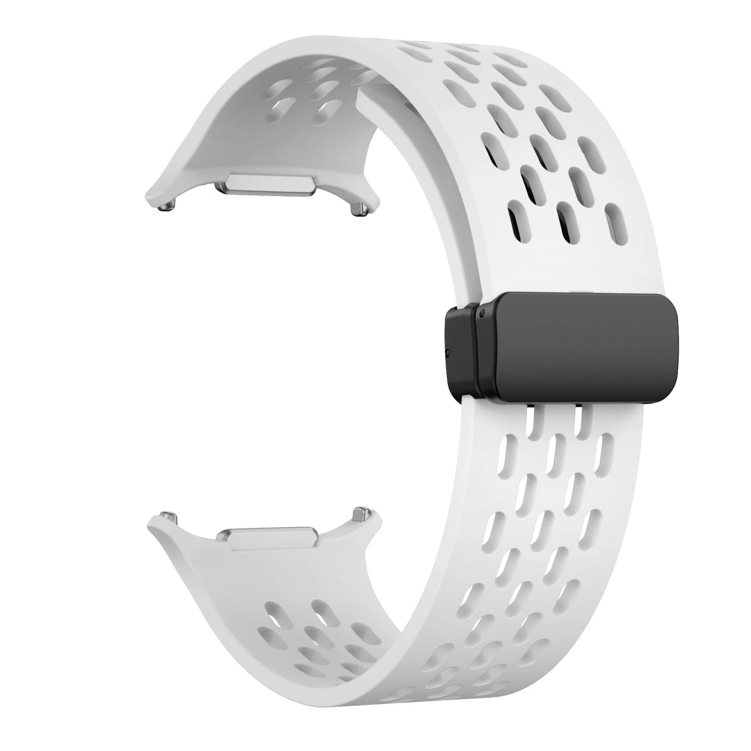 Breathable Silicone Magnetic Strap for Samsung Galaxy Watch Ultra 47mm