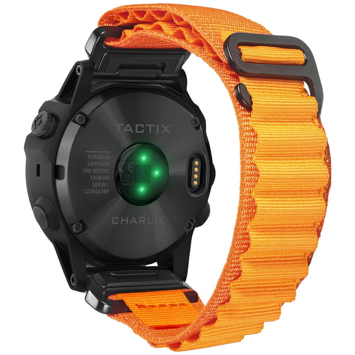 HEMSUT Nylon QuickFit Sports Strap for Garmin Fenix & Forerunner (20-26mm)