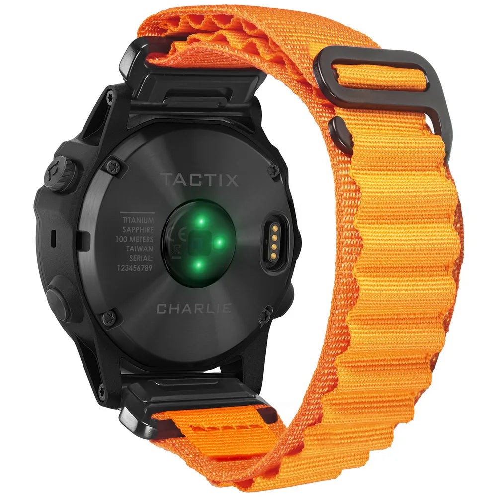 HEMSUT Nylon Quickfit Watch Band for Garmin (20-26mm)