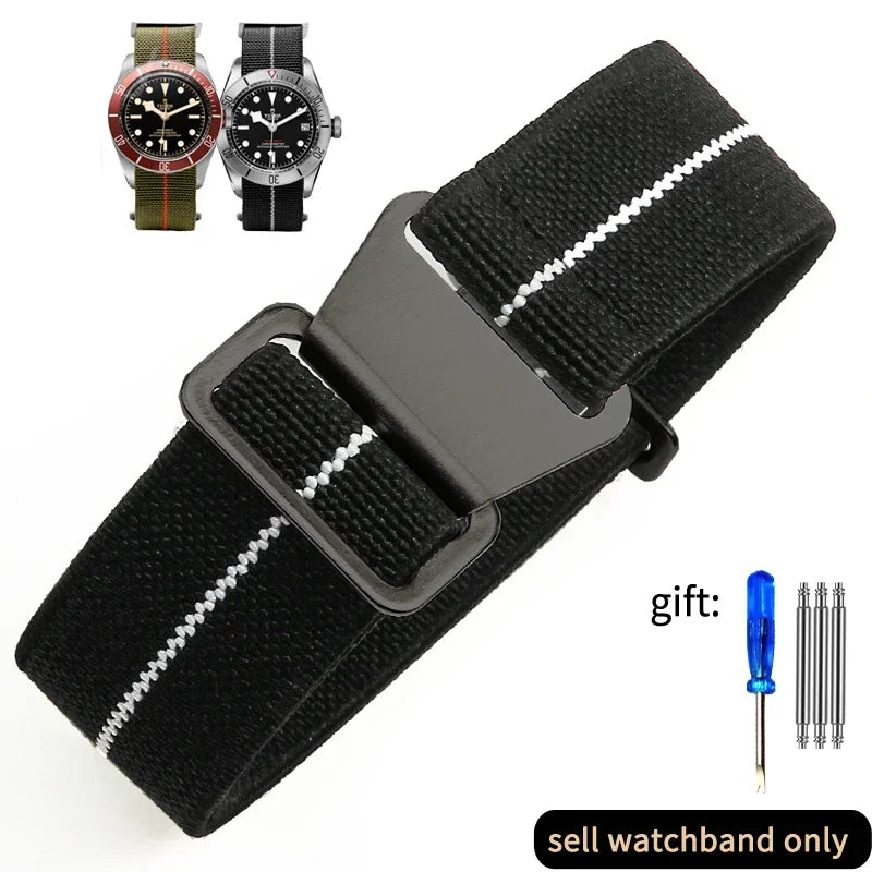 French Army Nylon Watch Band 18–22mm