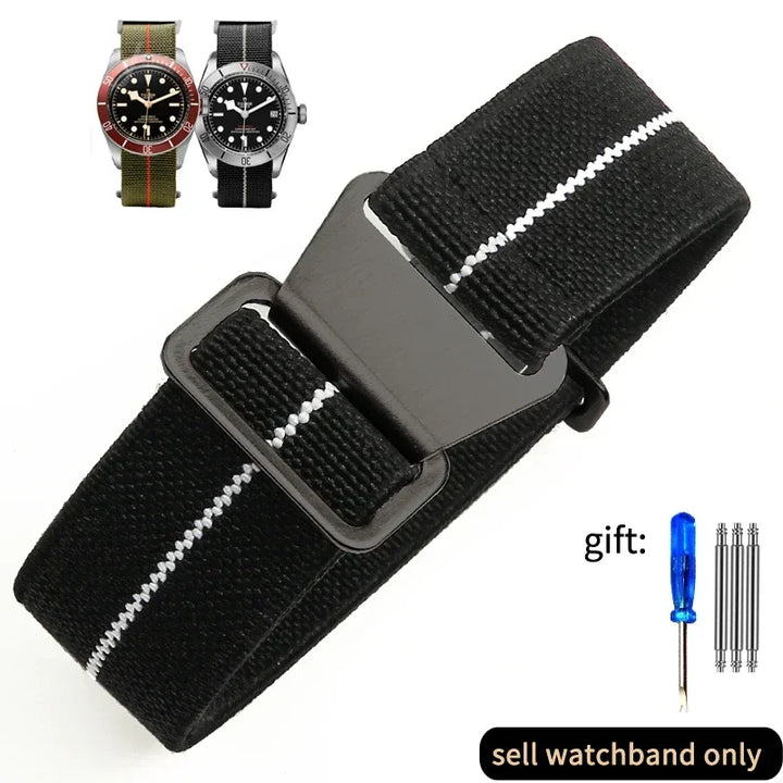 French Army Nylon Watch Band 18–22mm