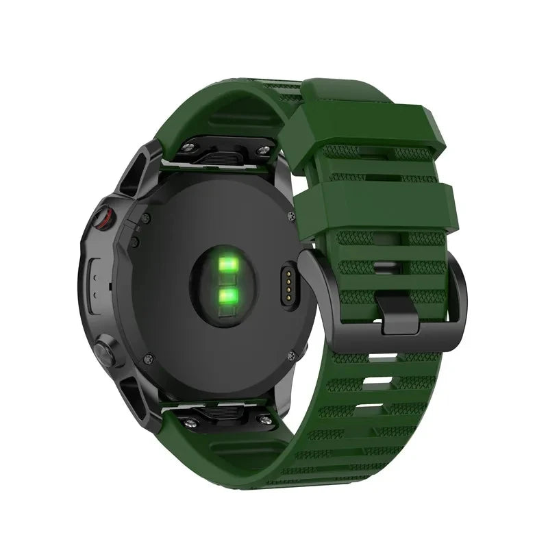 QuickFit Silicone Strap for Garmin Fenix & Epix (20-26mm)