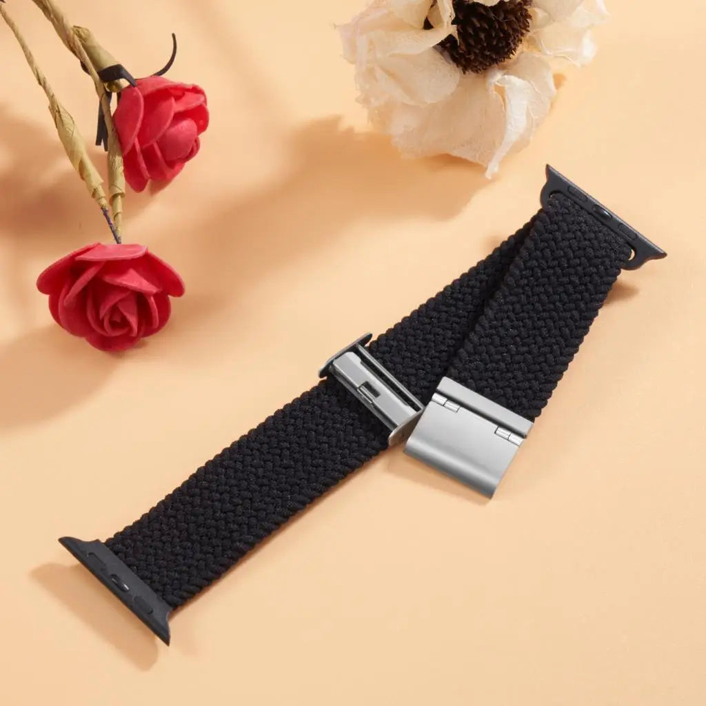 Strap For Apple watch band 46mm 45mm 44mm 49mm 40mm 41mm 42mm Braided loop correa bracelet iWatch series 10 8 9 7 5 se 6 4 Ultra