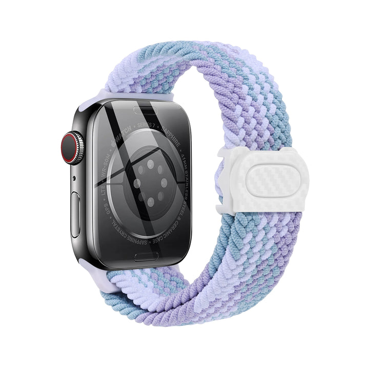 Strap For Apple watch band 44mm 42mm 40mm 45mm 46mm 41mm 49mm Braided Solo Correa Bracelet iWatch Series 9 8 10 7 6 5 4 se Ultra