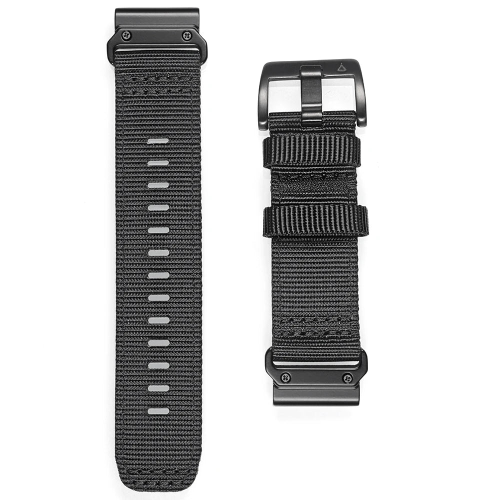 HEMSUT Nylon Quickfit Watch Strap – 20–26mm for Garmin Fenix & Tactix