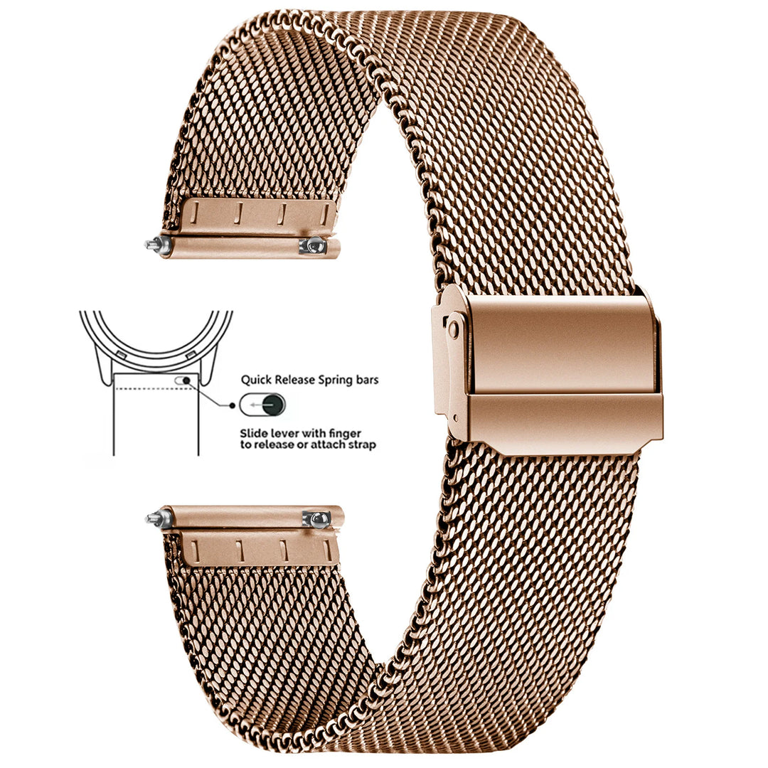 Milanese Mesh Watch Band 8–24mm