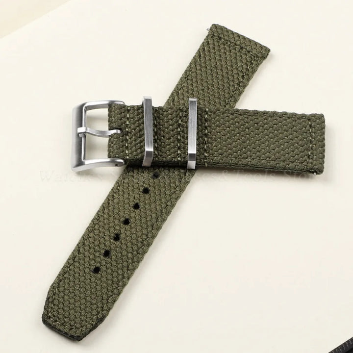 Nylon Cotton Watch Strap for Army Military Wristband 20mm 22mm for Seiko for Omega Weave Quick Release Bracelet Replacement Band