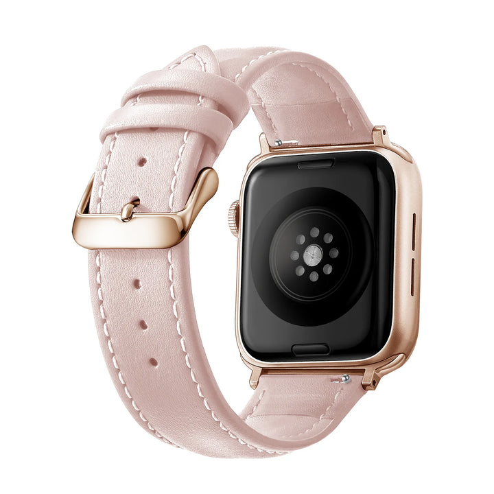 Genuine Leather Apple Watch Band 40–49mm for iWatch Series 3–8 & Ultra