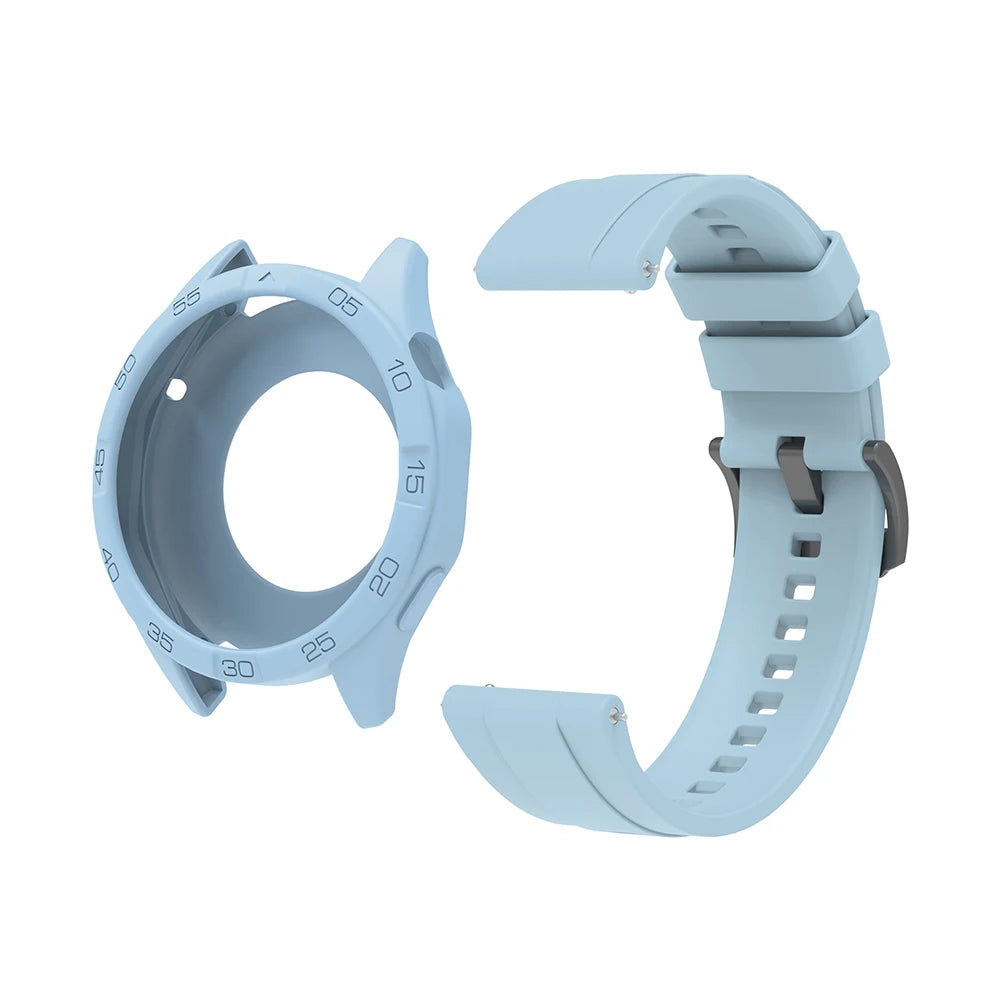 Silicone Strap & Protective Case for Huawei Watch GT4/GT5/GT6 – 46mm
