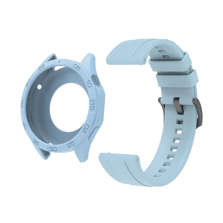 Silicone Strap & Protective Case for Huawei Watch GT4/GT5/GT6 – 46mm