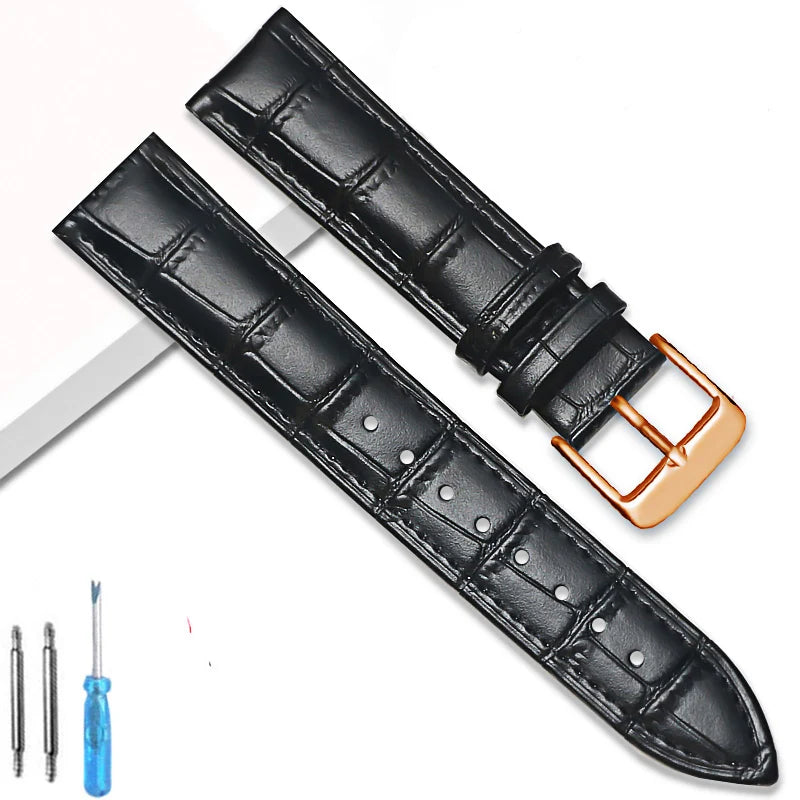 Universal Replacement Leather Watch Strap Leather Watchband for Men Women 12mm 14mm 16mm 18mm 20mm 22mm 24mm Watch Band